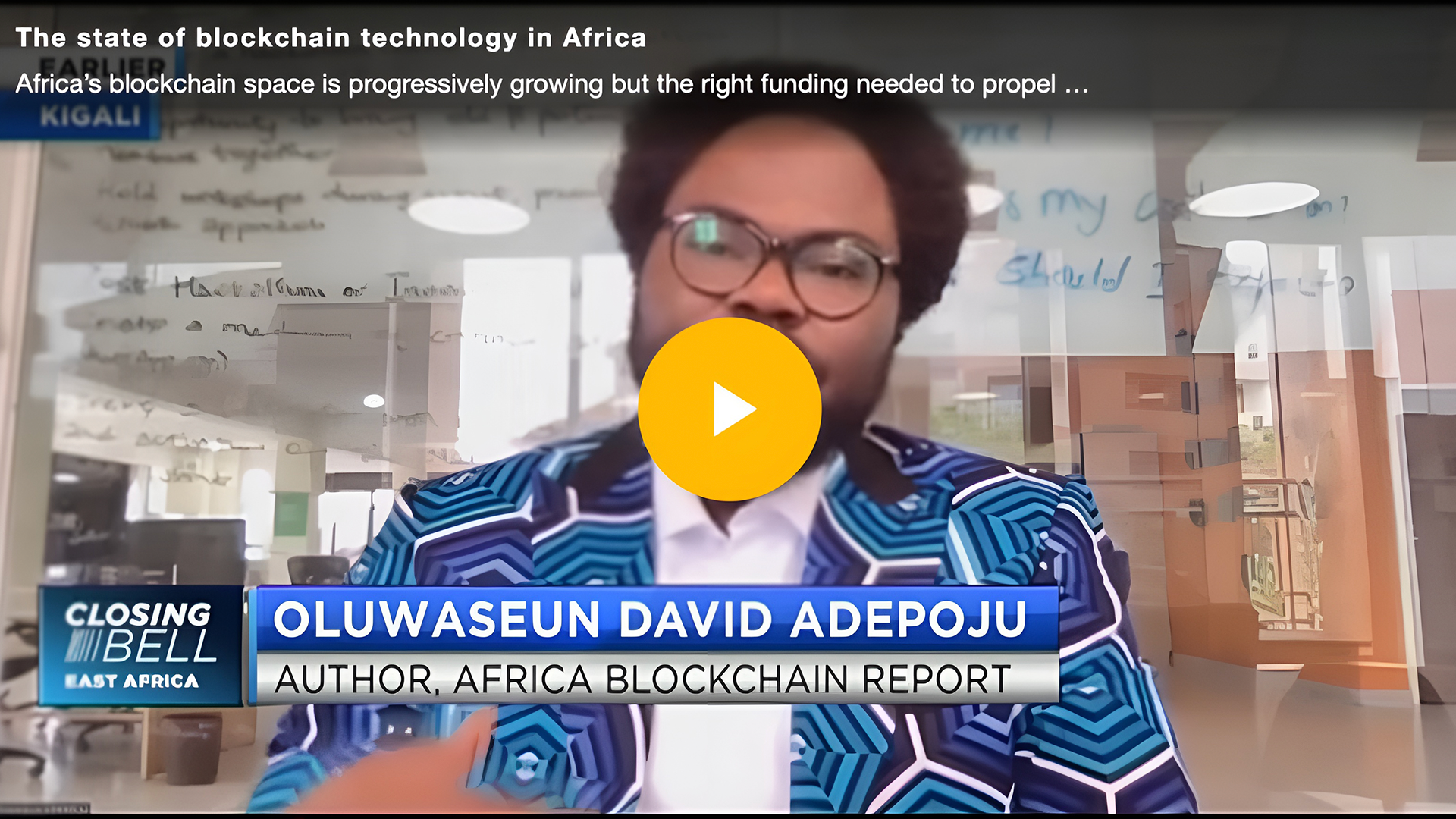 David Adepoju CNBC Interview